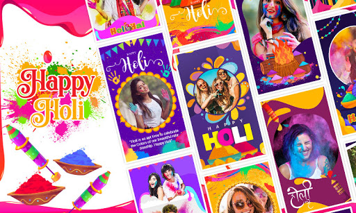 Holi Photo Editor & Frames ekran görüntüsü