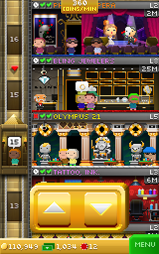 Tiny Tower Vegas ekran görüntüsü