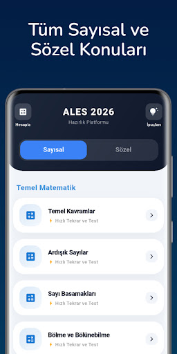 ALES Sınav Soruları 2026 ekran görüntüsü