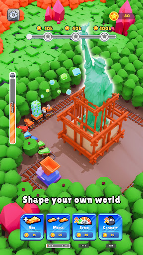 Idle Train Miner Evolution ekran görüntüsü