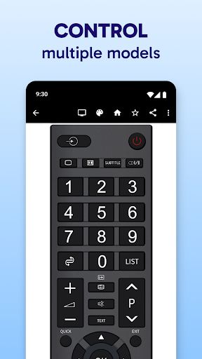 Toshiba TV Remote Controller ekran görüntüsü