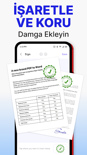 PDF Tarayıcı ve Belge İmzalama ekran görüntüsü
