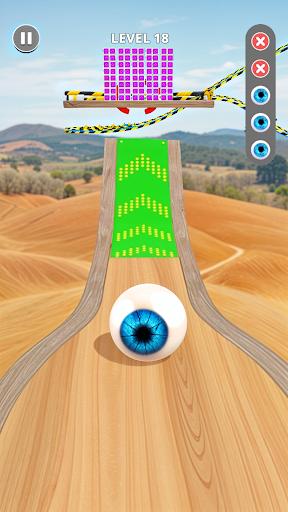 Sky Rolling Ball Run 3D ekran görüntüsü
