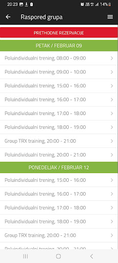 Energy fit fizikal ekran görüntüsü