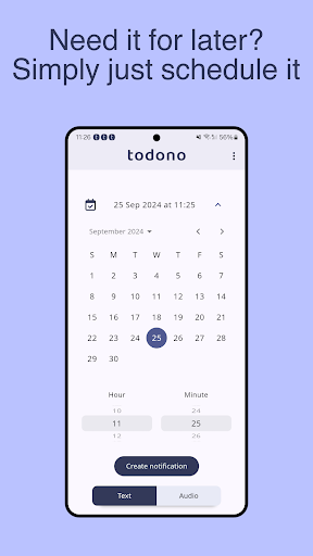 todono - notes as notification ekran görüntüsü