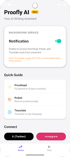 Proofly AI ekran görüntüsü
