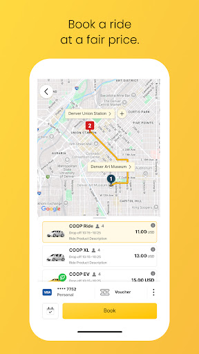 COOP Rideshare ekran görüntüsü