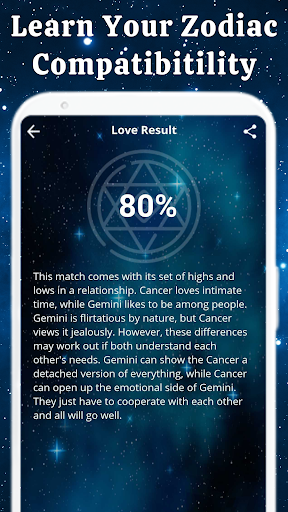 Zodiac Sign Compatibility Test ekran görüntüsü
