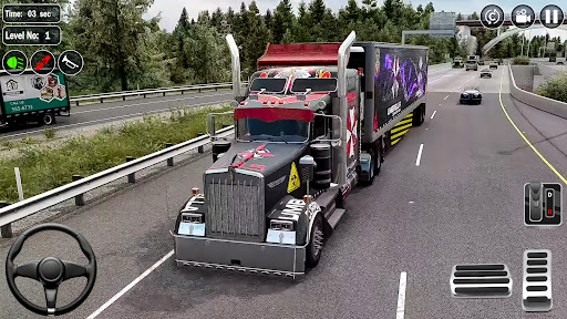 US Truck Driving Cargo Game 3D ekran görüntüsü
