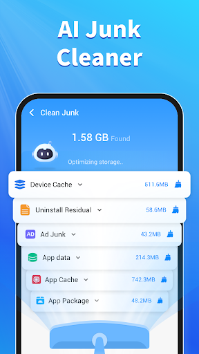 Phone Junk Cleaner, Junk Scan ekran görüntüsü