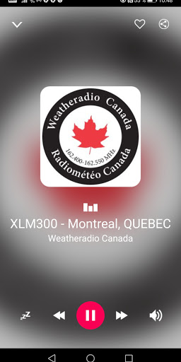 Weatheradio Canada Online ekran görüntüsü