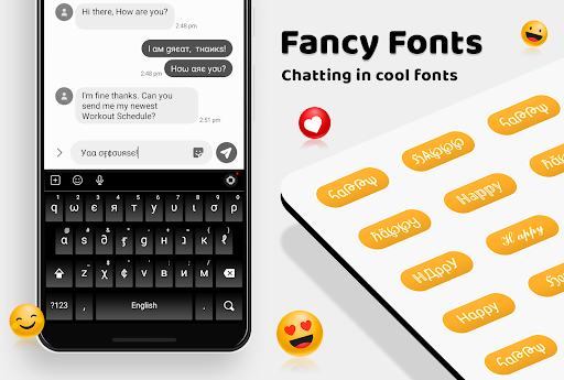 Emoji Keyboard - Themes, Fonts ekran görüntüsü