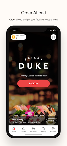 Duke Eatery ekran görüntüsü