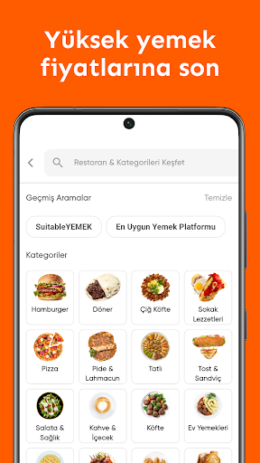 Suitable Yemek ekran görüntüsü
