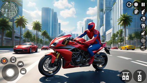 Rope Hero Rescue: Spider Game ekran görüntüsü