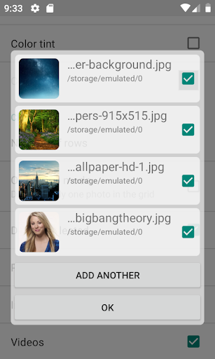 Gallery Widget ekran görüntüsü