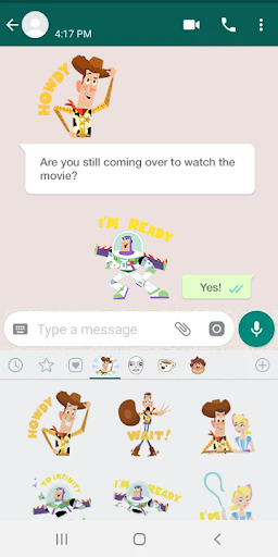 Pixar Stickers: Toy Story 4 ekran görüntüsü