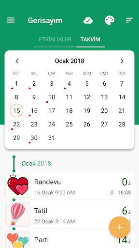 Geri sayım Widget / Gün Sayacı ekran görüntüsü