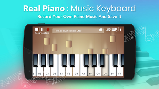 Real Piano : Music Keyboard ekran görüntüsü