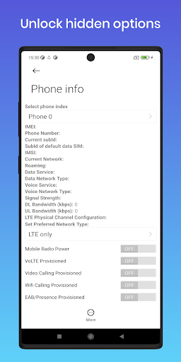 Sadece 4G: LTE'yi zorla ekran görüntüsü