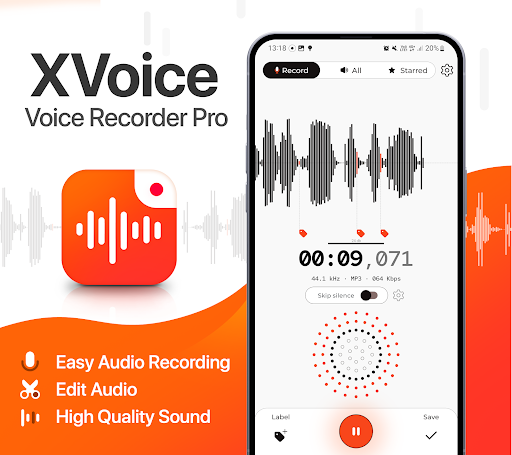 Voice Recorder - XVoice ekran görüntüsü