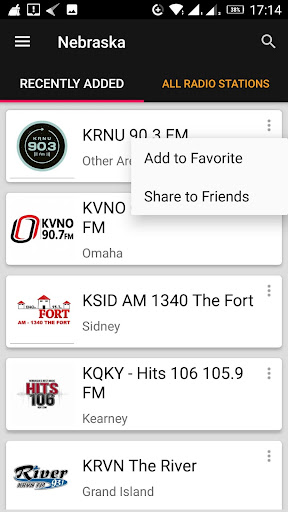 Nebraska Radio Stations - USA ekran görüntüsü
