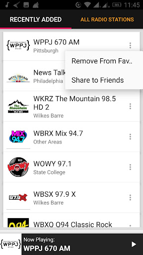 Pennsylvania Radio Stations ekran görüntüsü