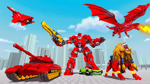 Tank Robot Transform Car Game ekran görüntüsü