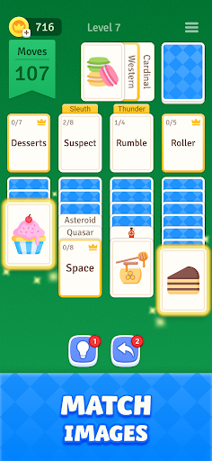 Solitaire Associations Journey ekran görüntüsü