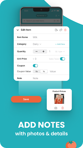 Grocery List App - Out of Milk ekran görüntüsü