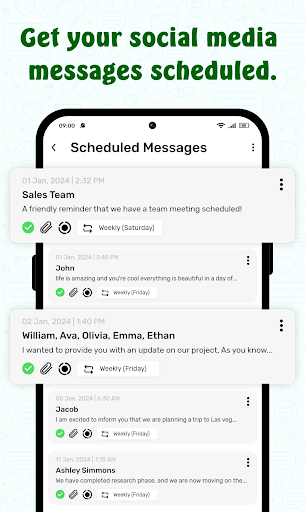 Message Scheduler for Business ekran görüntüsü