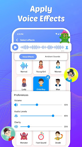 Voice Changer Male to Female ekran görüntüsü