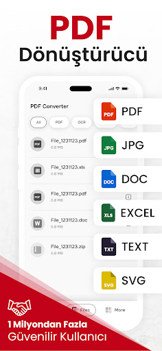 PDF Dönüştürücü - JPG den PDF ekran görüntüsü