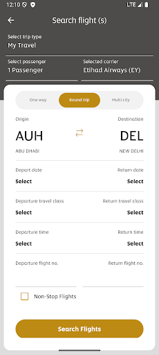 iFlyCorporate - Etihad ekran görüntüsü