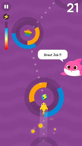 Baby Shark RUSH : Circle Hop ekran görüntüsü