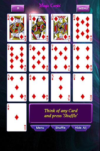 Playing Cards Magic Tricks ekran görüntüsü