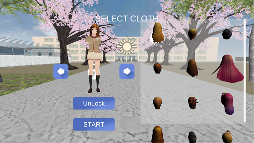 Women's School Simulator 2020 ekran görüntüsü