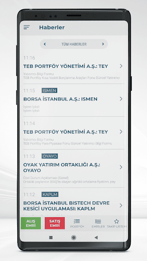 GCM Borsa Trader ekran görüntüsü