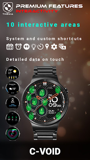 C-Void Watch Face ekran görüntüsü