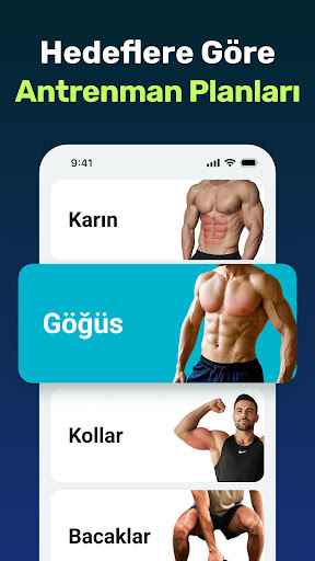 Erkek Evde Antrenman ekran görüntüsü