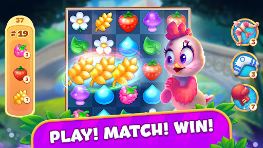 Brave Birds: Match 3 Puzzle ekran görüntüsü