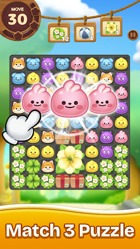 Candy Friends Forest : Match 3 ekran görüntüsü