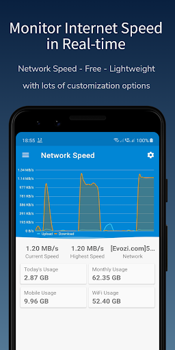 Network Speed - Speed Meter ekran görüntüsü