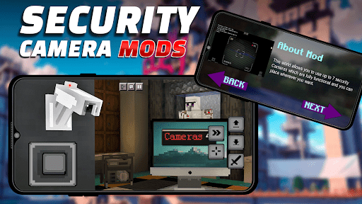 Mod Security Camera Minecraft ekran görüntüsü