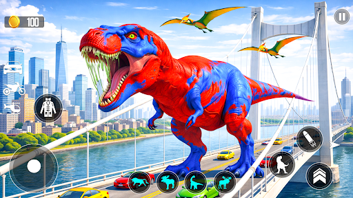 Dino Family Open World Game ekran görüntüsü
