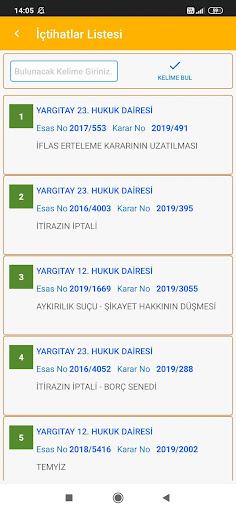 İcra ve İflas Kanunu ekran görüntüsü