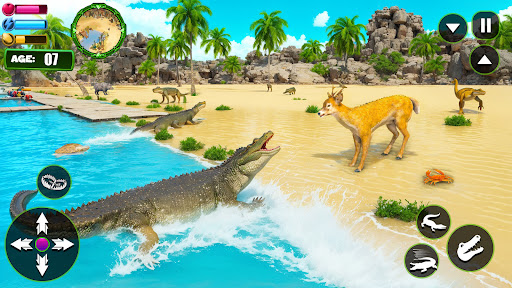 Angry Alligator Attack Sim 3D ekran görüntüsü