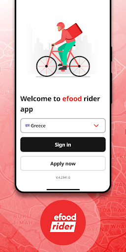 efood rider app ekran görüntüsü