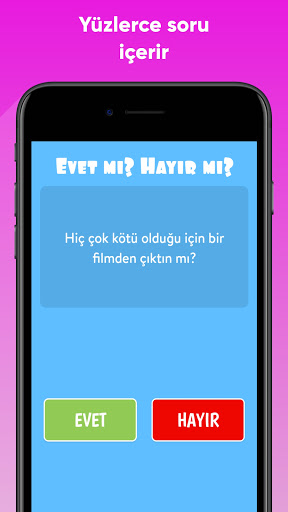 Evet mi? Hayır mı? Soru Oyunu ekran görüntüsü