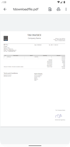 PrintMyBill ekran görüntüsü